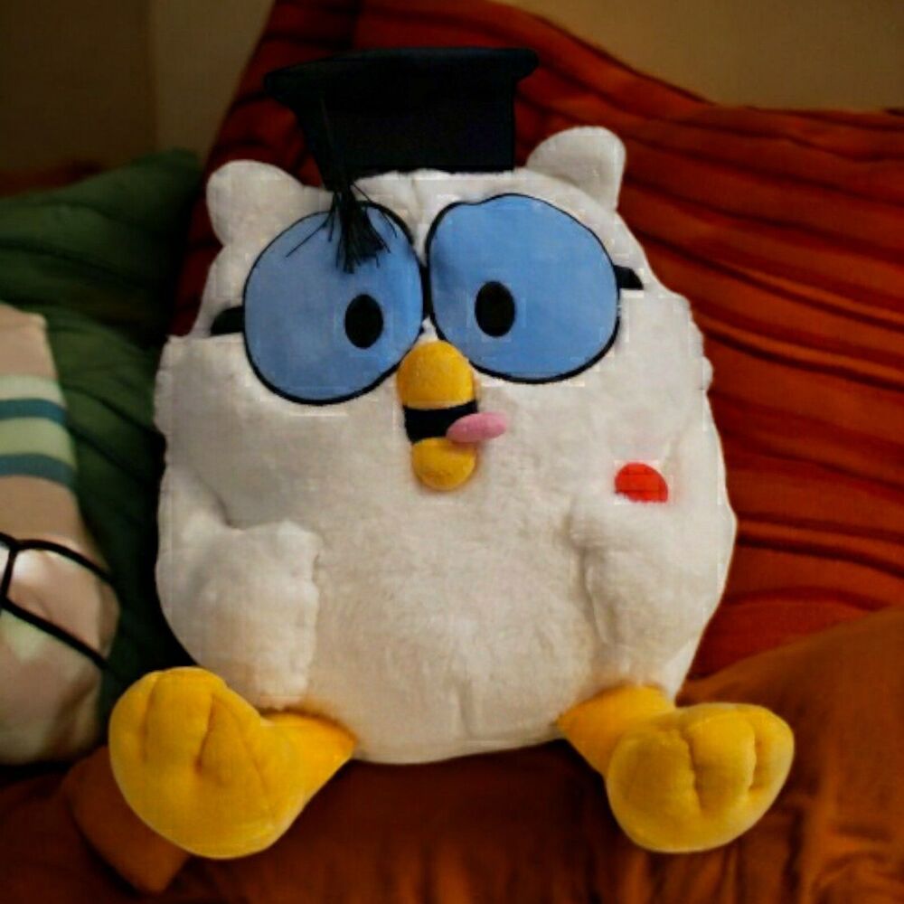 Tootsie Roll MR OWL SNUG BUD Microwave Safe Heat Pack Plush Lavender Infused 16"